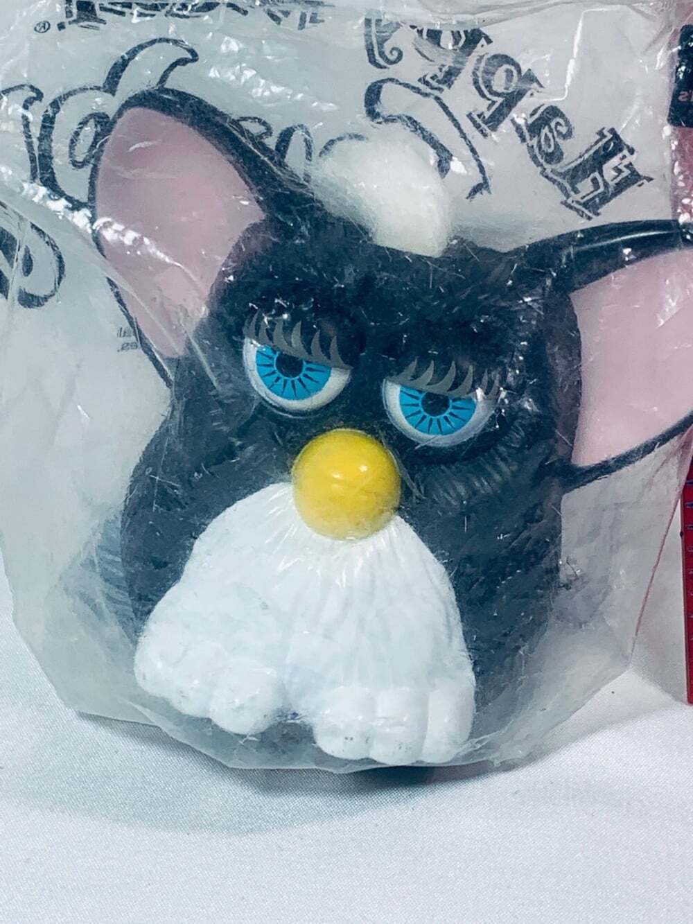 Furby McDonalds Toy B&W
